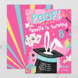 Uitnodiging van Magic Party   Uitnodiging van toer