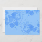 Uitnodiging van Paintball Birthday Party (Achterkant)