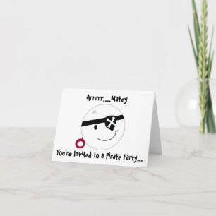 Uitnodiging van piraten