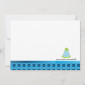 Uitnodiging van Polka Dot Birthday Cake (Achterkant)