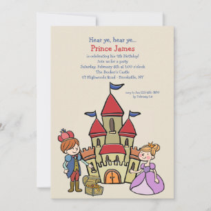 Uitnodiging van prins en Castle