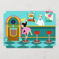 uitnodiging van Retro Soda