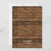 Uitnodiging van Rustic String Lights Retirement Pa (Achterkant)