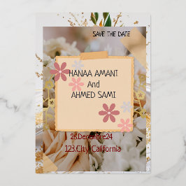 Uitnodiging van Schitterend huwelijk