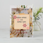 Uitnodiging van Schitterend huwelijk (Staand Voorkant)