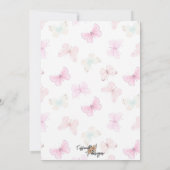 Uitnodiging van Spa Party Birthday (Achterkant)