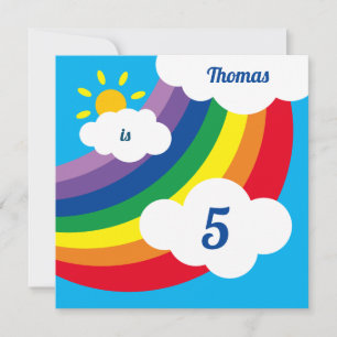 Uitnodiging van speciale regenboogdagen voor Kind