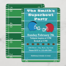 Uitnodiging van Superbowl