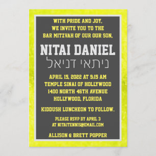 Uitnodiging van Tennis Fuzzies