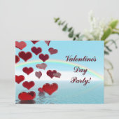 uitnodiging van Valentijnsdag (Staand voorkant)