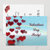 uitnodiging van Valentijnsdag (Voorkant / Achterkant)