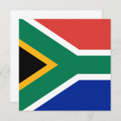 Uitnodiging van Zuid-Afrika om vlag te voeren (Voorkant / Achterkant)