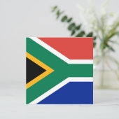 Uitnodiging van Zuid-Afrika om vlag te voeren (Staand voorkant)