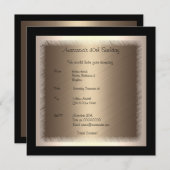 Uitnodiging Verjaardag Glamour 2 (Voorkant / Achterkant)