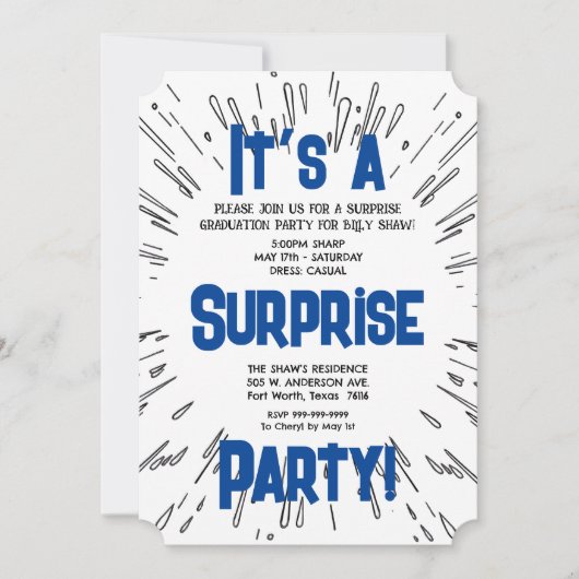 Uitnodiging Verjaardagsfeestje (Voorkant)