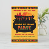 Uitnodiging via Hot & Spicy Party (Staand voorkant)