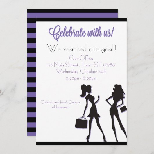 Uitnodiging - Viel samen met ons (Voorkant / Achterkant)