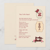 Uitnodiging Vintage Naister (Voorkant / Achterkant)