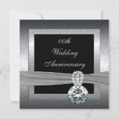 Uitnodiging voor 25-jarig bruiloftsfeest (Voorkant)