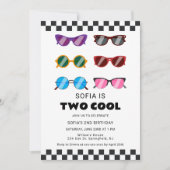 Uitnodiging voor 2e verjaardag van Modern Two Cool (Voorkant)