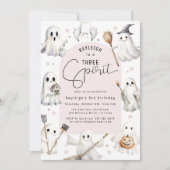 Uitnodiging voor 3 Spirit Third Birthday Party (Voorkant)