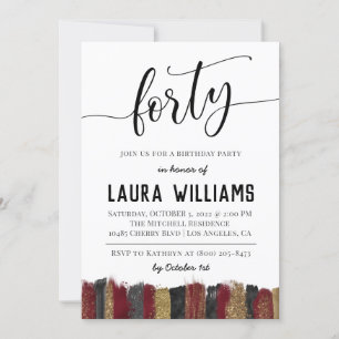 Uitnodiging voor 40e Script Word Birthday