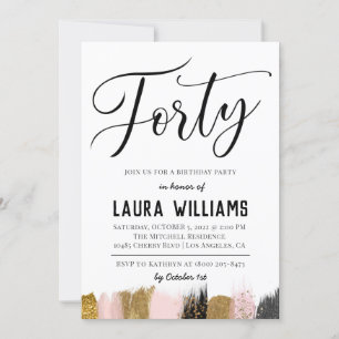 Uitnodiging voor 40e Script Word Birthday