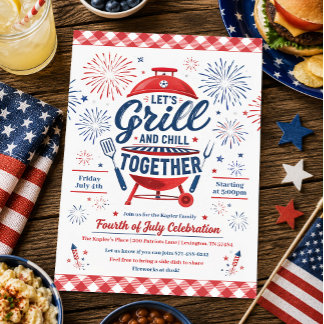 Uitnodiging voor 4 juli BBQ-feest