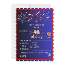 Uitnodiging voor 4 juli-feestje