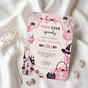 Uitnodiging voor 4e verjaardag van Ghost Pink Pump