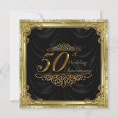 Uitnodiging voor 50-jarig huwelijksjubileum (Voorkant)