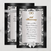 Uitnodiging voor 50-jarig jubileumfeest formele da (Voorkant / Achterkant)