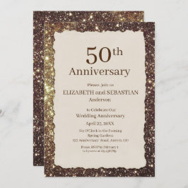 Uitnodiging voor 50e bruiloft Jubileum