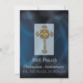 Uitnodiging voor 50e Ordination Jubileum Custom N (Voorkant)