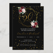 uitnodiging voor 50e verjaardag (Voorkant / Achterkant)