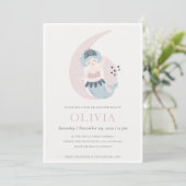 Uitnodiging voor 6e verjaardag van Cute Little Pin (Staand voorkant)