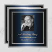 Uitnodiging voor 70e verjaardag - foto (Voorkant / Achterkant)