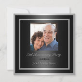 Uitnodiging voor 75ste verjaardagsfeest (Voorkant)