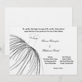 Uitnodiging voor 7 dagen per week, zwart dress Wed (Voorkant / Achterkant)