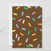 Uitnodiging voor aangepaste Heilige Matrimony Brun (Achterkant)