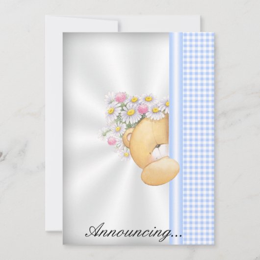 Uitnodiging voor aankondiging van baby