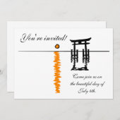 Uitnodiging voor aardeweddenschappen (Voorkant / Achterkant)