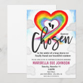 Uitnodiging voor adoptie viering (Voorkant / Achterkant)