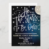 Uitnodiging voor adoptiefeest (Voorkant / Achterkant)