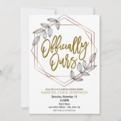 Uitnodiging voor adoptiefeest (Voorkant)