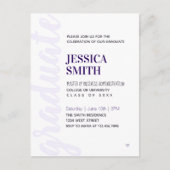 Uitnodiging voor afgestudeerde Partij Moderne Eenv (Voorkant)