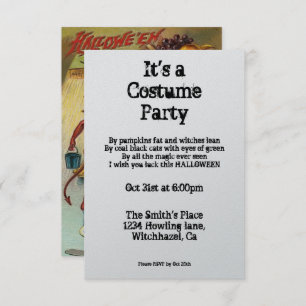  uitnodiging voor afleiding Halloween