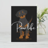 Uitnodiging voor afspeeldatum (Staand voorkant)