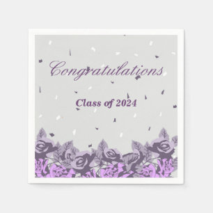 Uitnodiging voor afstudeerfeest 2024 servet