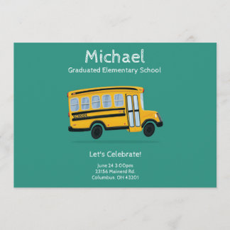 Uitnodiging voor afstudeerfeest voor kinderen - be